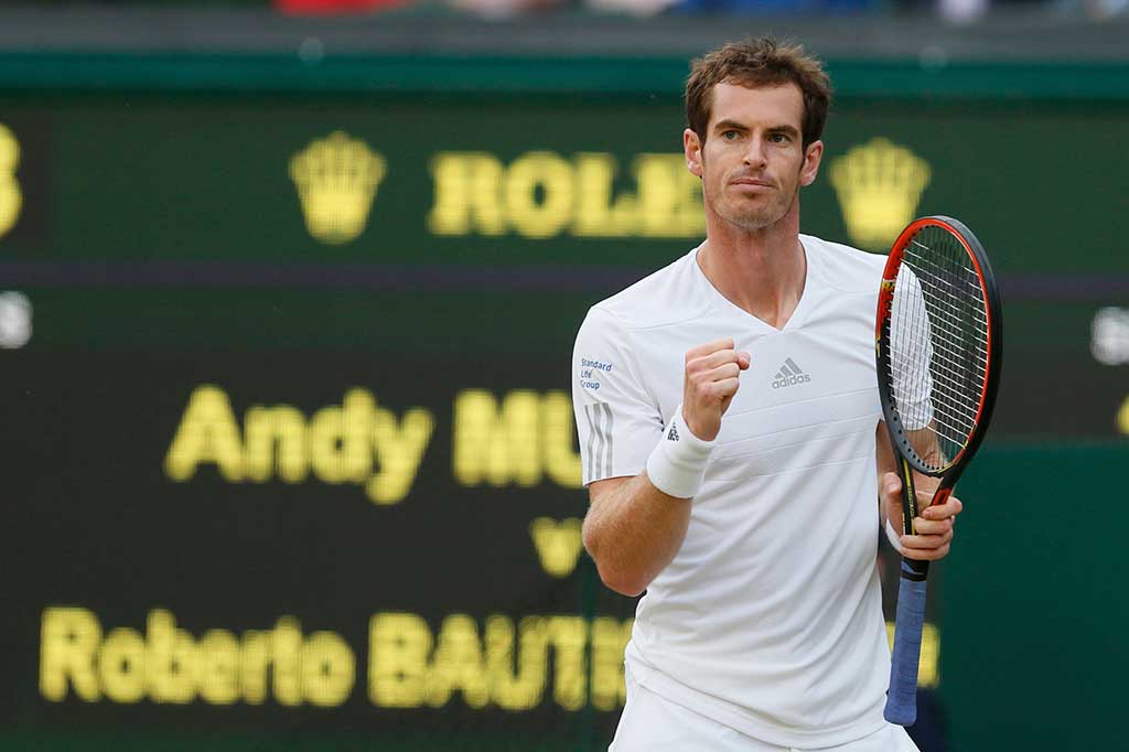 Murray Melaju ke 16 Besar Wimbledon