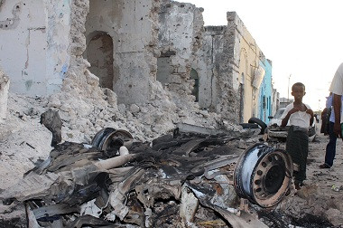 Ranjau Meledak di Pertokoan Somalia, Dua Orang Tewas