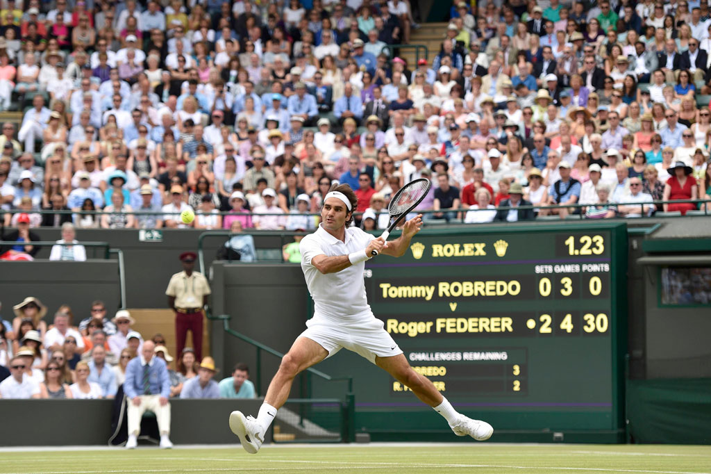 Federer Singkirkan Robredo