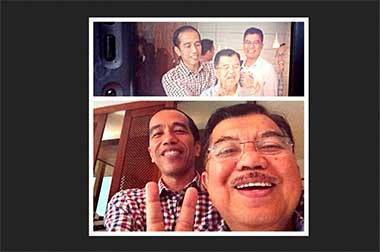 Foto 'Selfie' Jokowi-JK Heboh di Twitter   