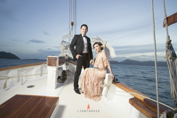 Foto pre-wedding Olivia Jensen dan Arief Purnama (Foto: Lighthouse Photography)