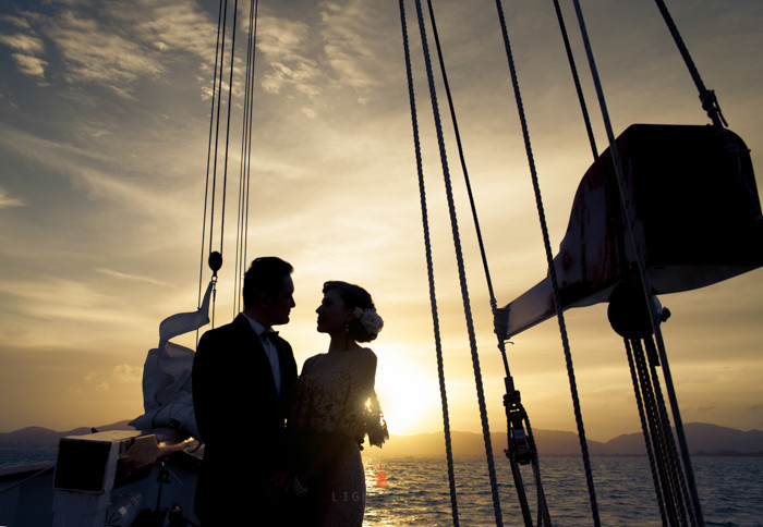 Foto pre-wedding Olivia Jensen dan Arief Purnama (Foto: Lighthouse Photography)