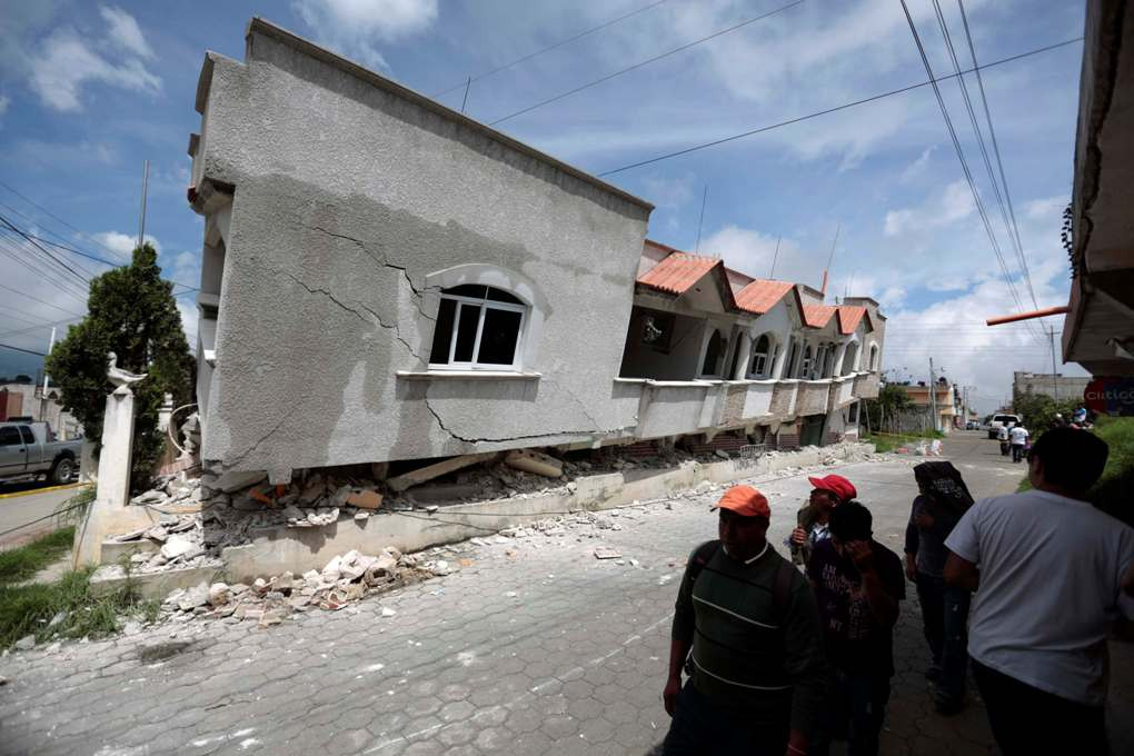 Gempa di Guatemala, Meksiko. Reuters/Jorge Dan Lopez