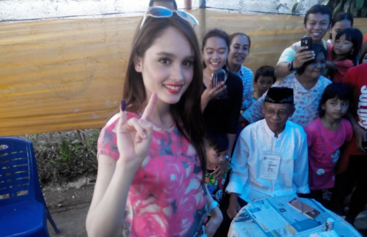 <i>Nyoblos</i> Perdana, Cinta Laura Pilih Capres Jujur 