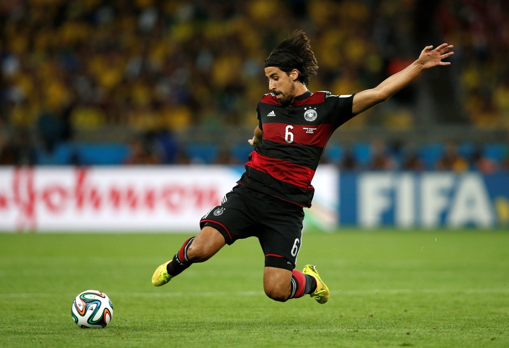 Sami Khedira.(foto: AFP/Adrian Dennis)