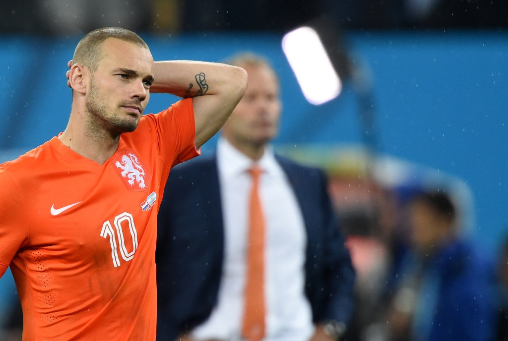 Wesley Sneijder.(foto:AFP/Pedro Ugarte)