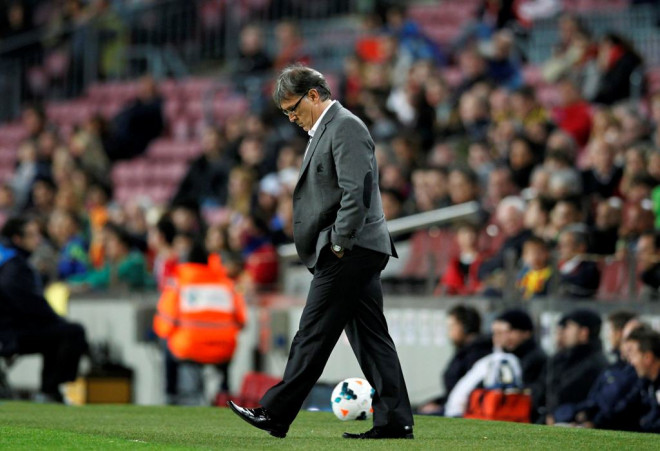 Gerardo Tata Martino.(foto:Reuters/Albert Gea)