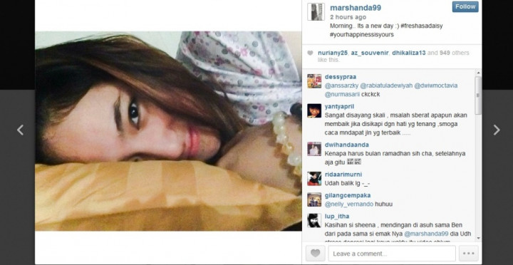 Lepas Hijab di Instagram, Marshanda Dihujat