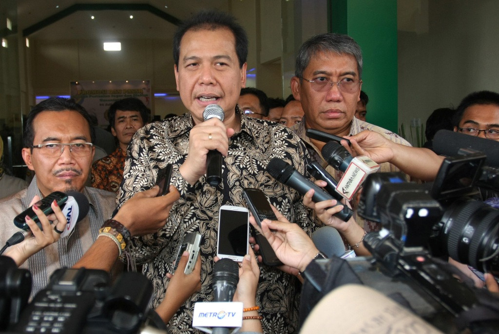 Menko Perekonomian Chairul Tanjung, -- ANTARA FOTO/Reno Esnir