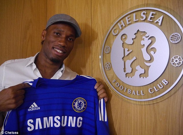 Didier Drogba.(foto:Daily Mail)