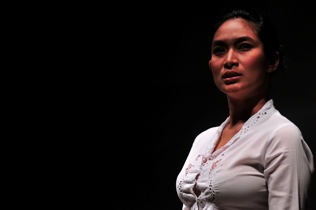 Happy Salma. (Foto: Agus Bebeng/Antara)