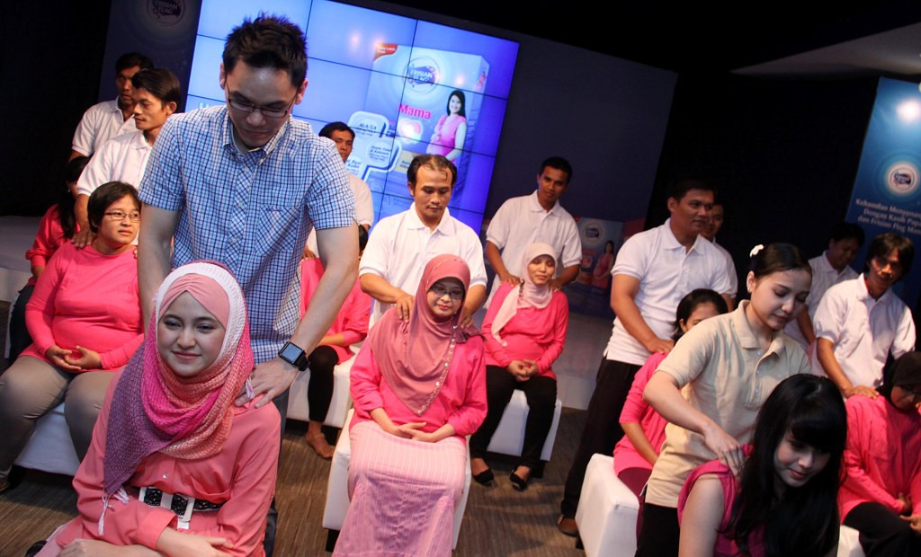 Ben Kasyafani & Marshanda (Foto:Antara/Agus Apriyanto)