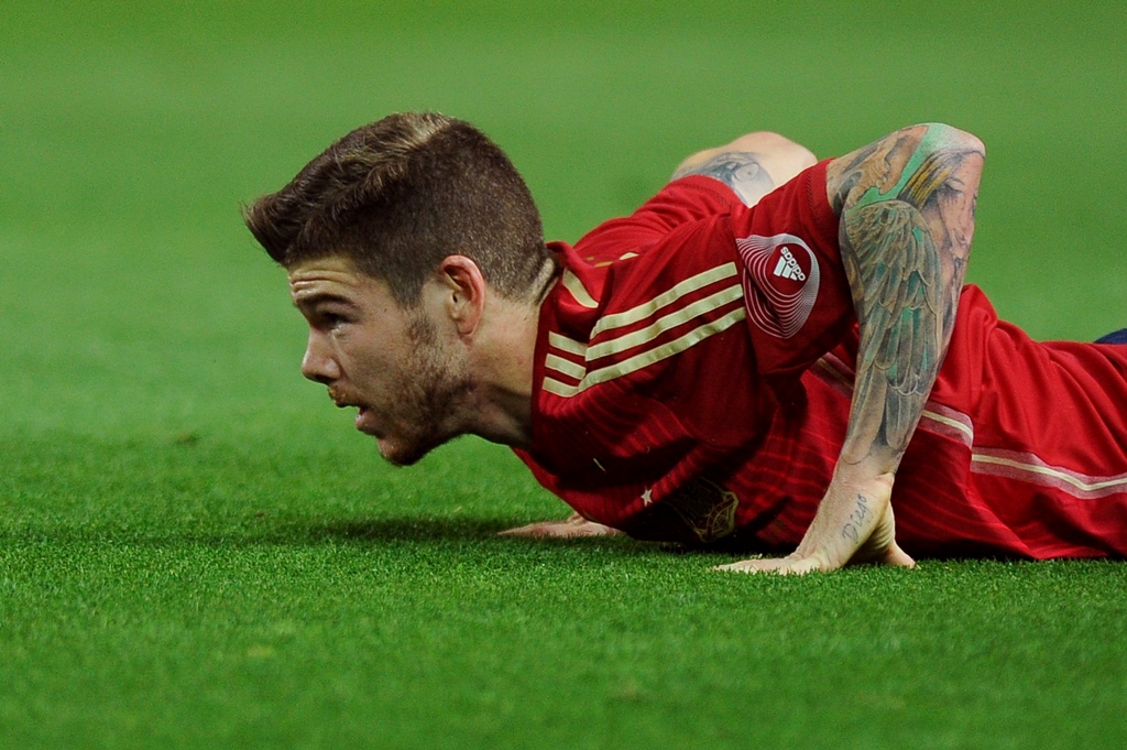 Alberto Moreno.(foto:AFP/Jorge Guererro)