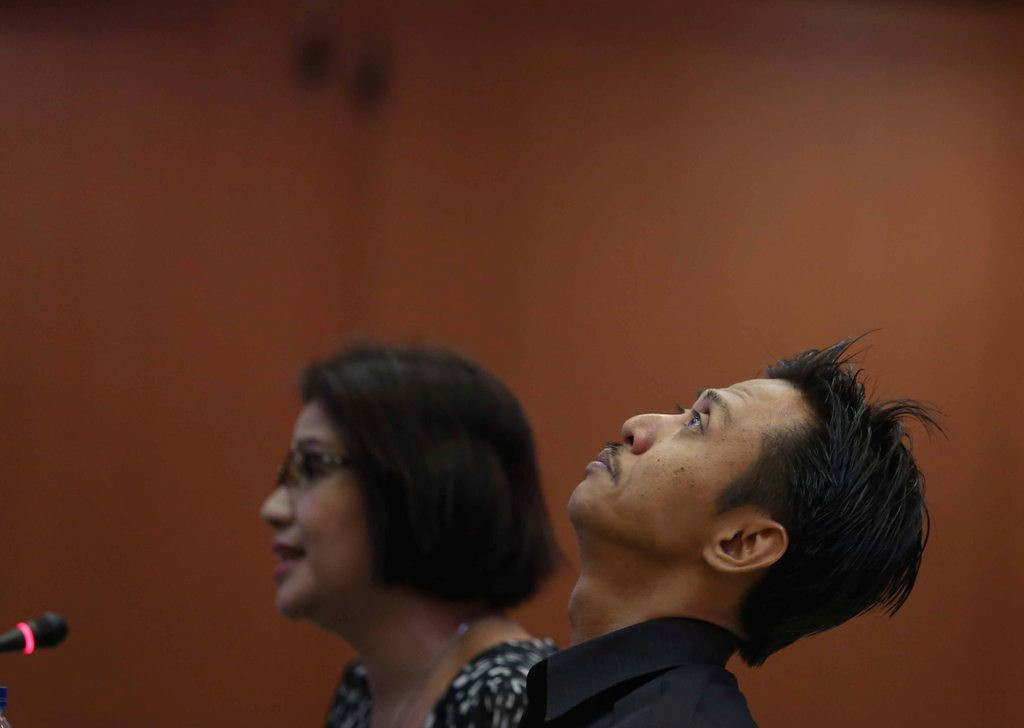 Budi Santoso, hakim Pengadilan Negeri Andolo, jalani sidang kode etik/MI/RAMDANI.