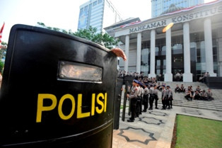 Sidang Putusan MK Dijaga 4000 Personel Polisi