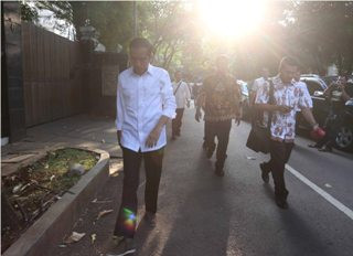 Kantor Jokowi Dijaga Ratusan Polisi
