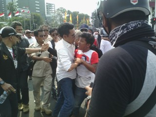 Massa Pendukung Prabowo Disusupi Pencopet 