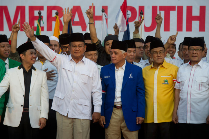 Ketua Umum Koalisi Merah Putih Rapat di Lantai 26 Grand Hyatt