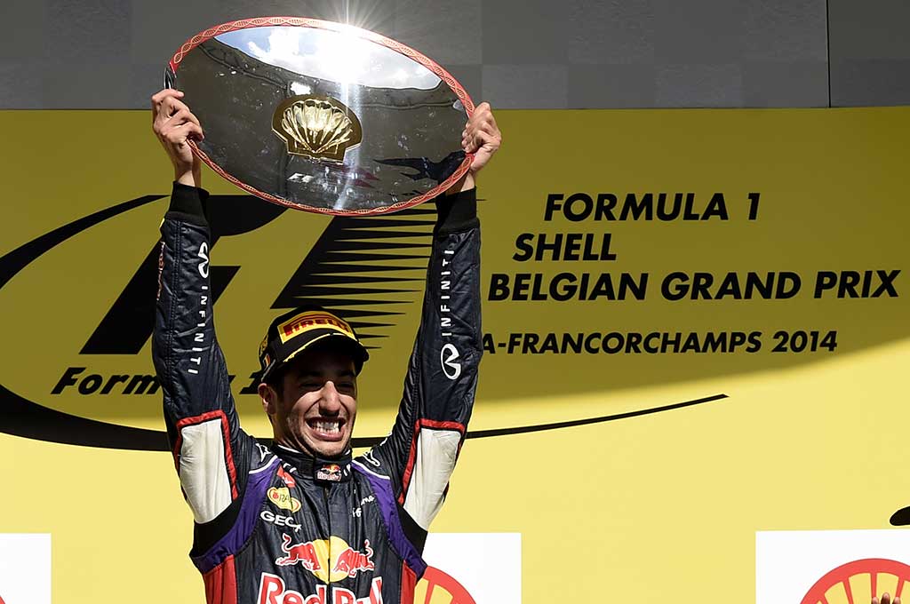 Daniel Ricciardo Juara GP Belgia