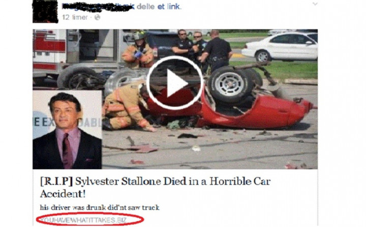 Hoax! Sylvester Stallone Tewas Dalam Kecelakaan Mobil