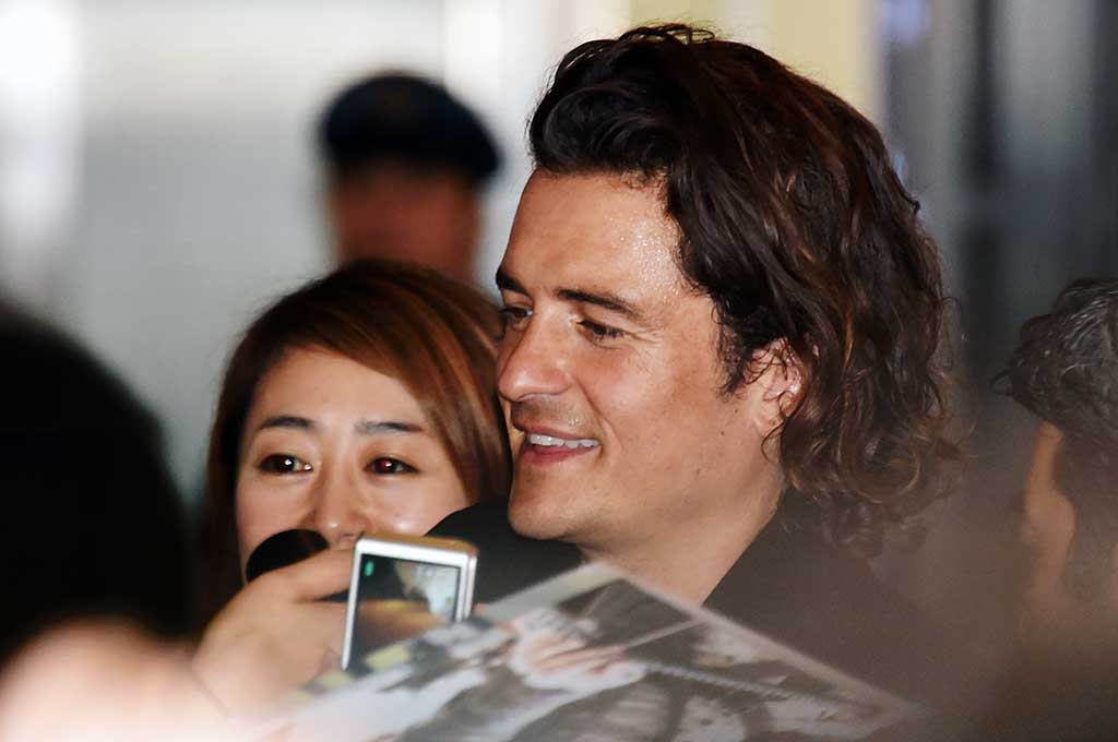 Orlando Bloom Promosikan Film Barunya di Jepang 