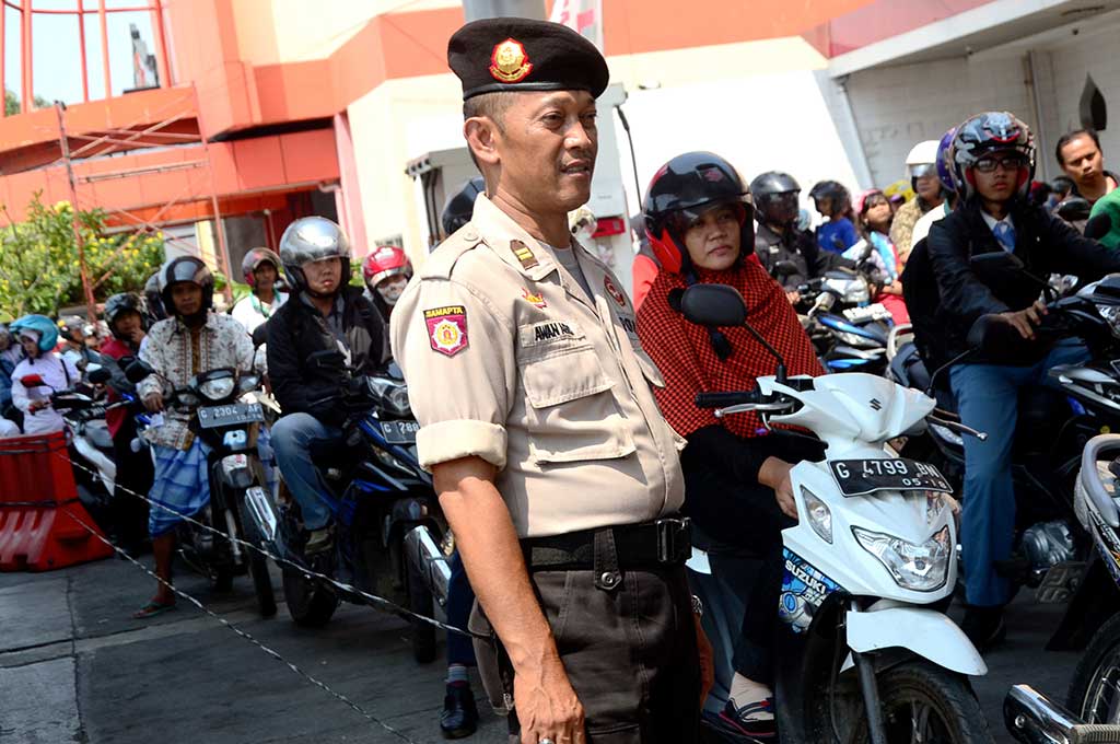 Polisi Jaga SPBU