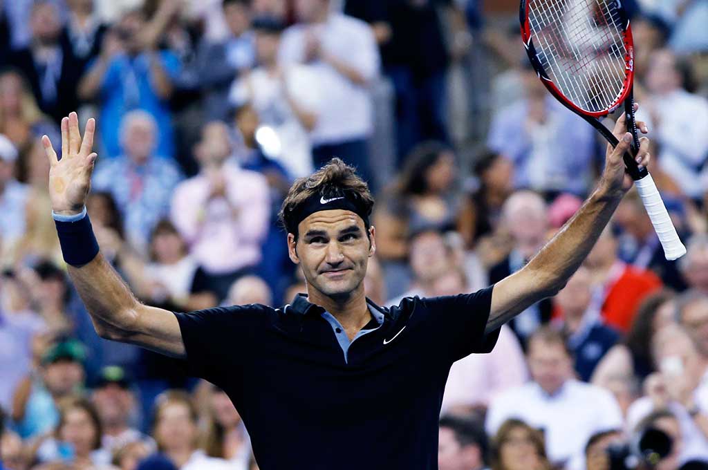 Federer ke Babak Kedua AS Terbuka