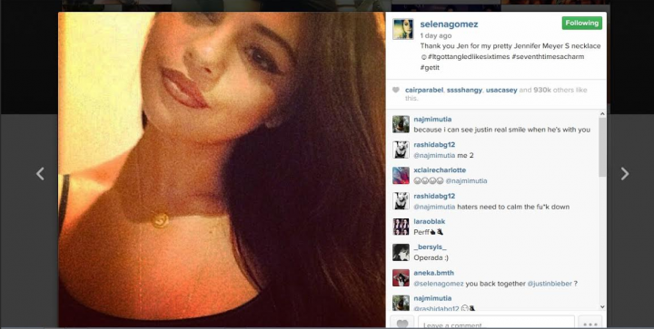 Justin Bieber Pamer Foto <i>Selfie</i> Bareng Selena Gomez 