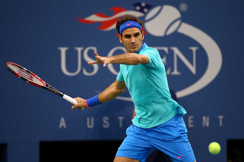 Federer Melangkah ke Perempat Final AS Terbuka