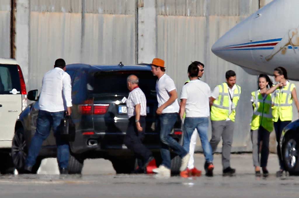 Brangelina Syuting Film di Malta