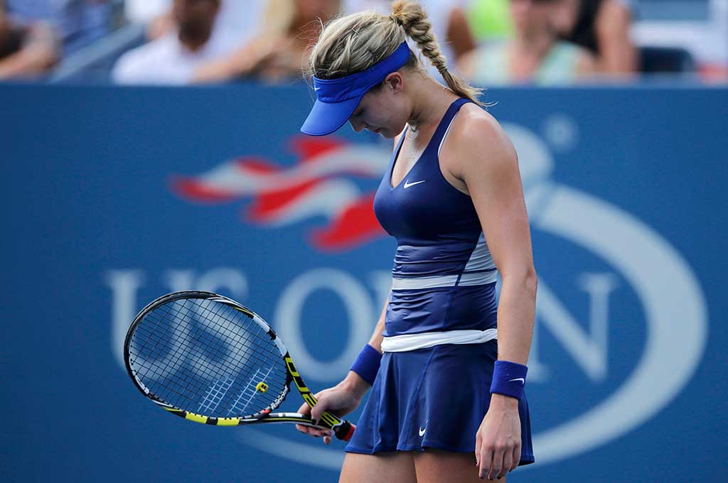 Unggulan 7 Eugenie Bouchard Tumbang