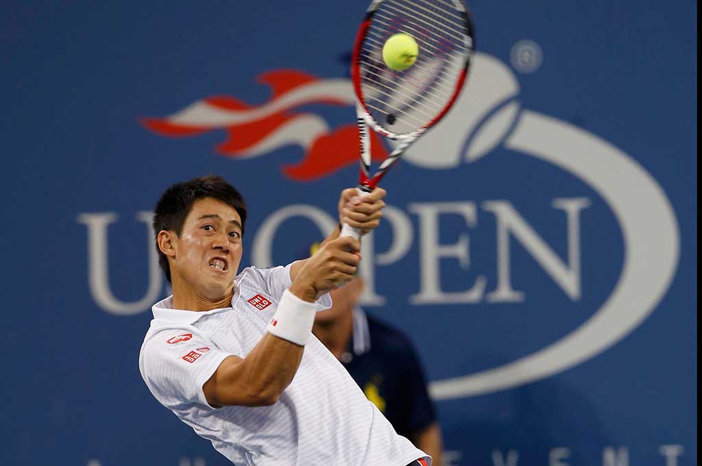 Nishikori ke Semifinal AS Terbuka untuk Pertama Kalinya
