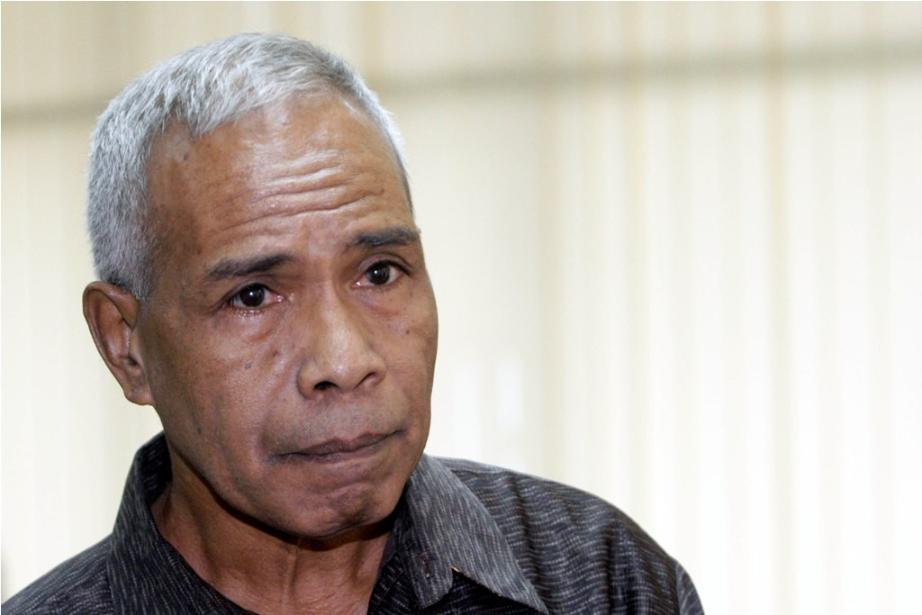 Bupati Biak Numfor Papua Yesaya Sombuk--MI/Rommy Pujianto