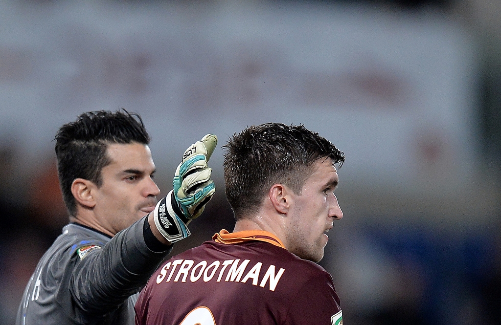 Kevin Strootman.(foto:AFP/Filippo Monteforte)