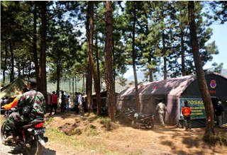 Aktivitas Slamet Turun, PMI dan Basarnas Tetap Siaga 