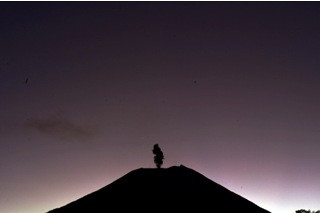 Lereng Gunung Slamet Hujan Pasir