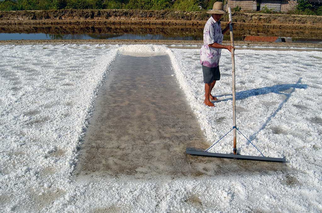 Kemarau, Produksi Garam Meningkat