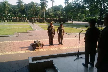 Tidak Taat Perintah, Tiga Komandan Pol PP Dihukum