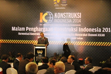 Ketua LPJK Apresiasi Penghargaan Konstruksi Indonesia 2014