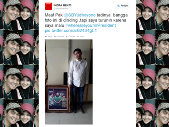 Kecewa, Indra Bekti Taruh Foto SBY di Gudang