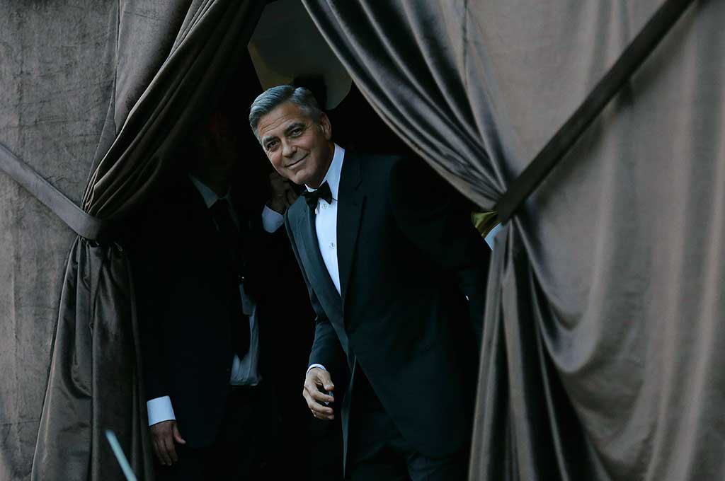 Clooney dan Amal Alamuddin Ikat Tali Perkawinan di Venesia