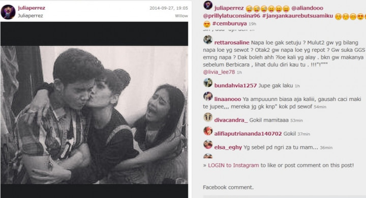 Jupe Cium Aliando Syarief, Fan Sewot