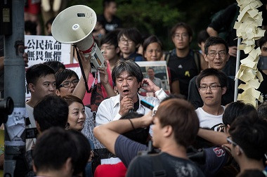 Pendemo Banjiri Hong Kong di Hari Nasional Tiongkok