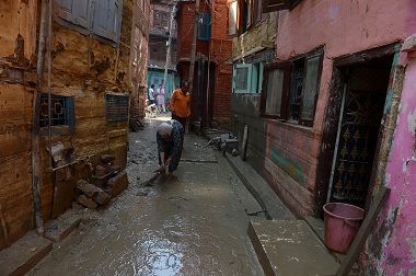 Banjir Surut, Warga Kashmir India Marah-Marah