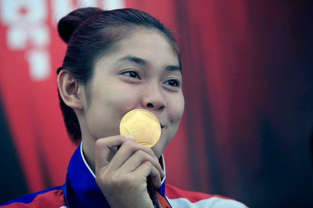 Sorn Seavmey, Peraih Emas Pertama Kamboja di Asian Games