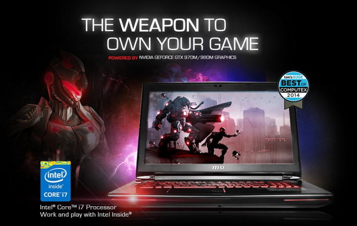 Laptop Gaming Terbaru MSI, Sematkan NVIDIA GTX980 