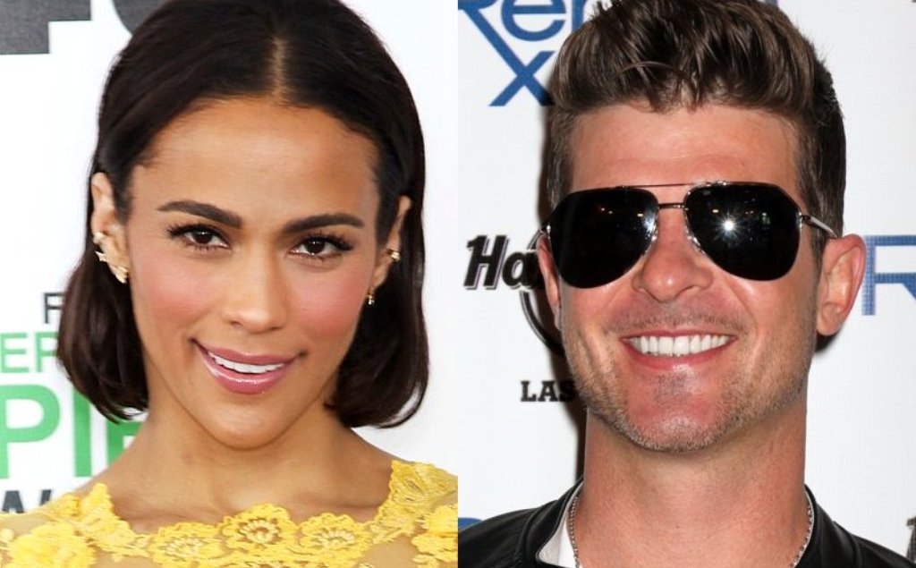 Paula Patton & Robin Thicke (Foto:WENN)