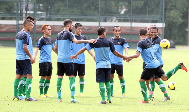 Riedl Belum Muncul di Latihan Perdana Timnas
