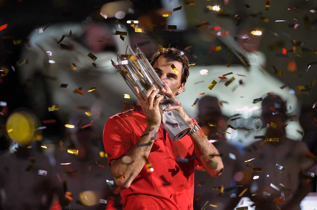 Tekuk Simon, Federer Juara Shanghai Masters