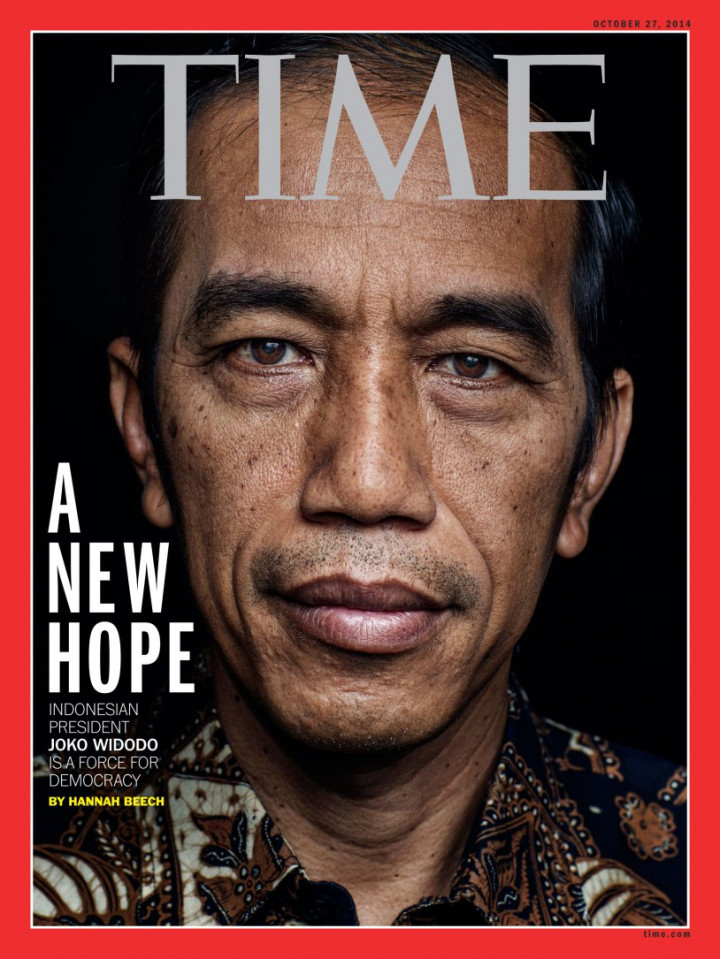 Wajah Jokowi Hiasi <i>Cover</i> Time Edisi Internasional